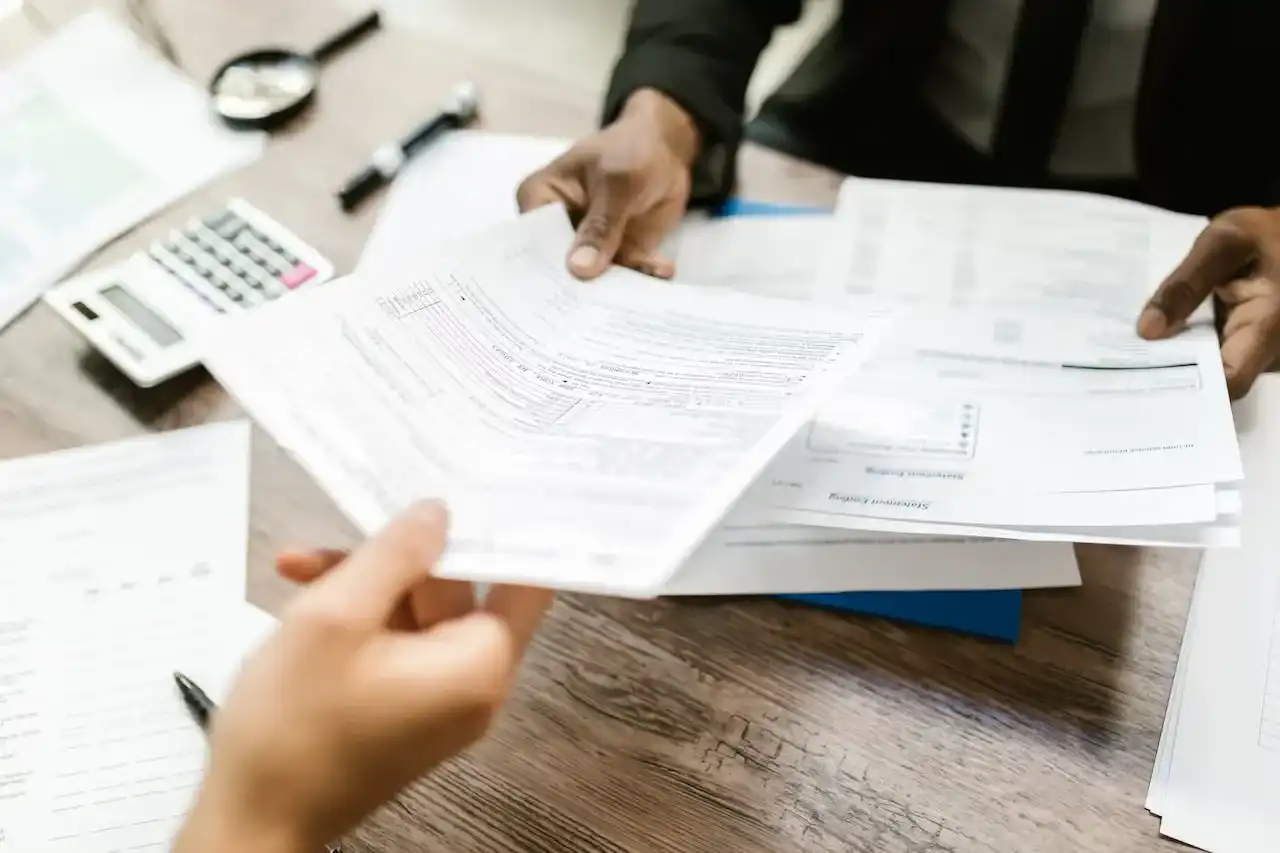 Someone preparing tax strategies to use