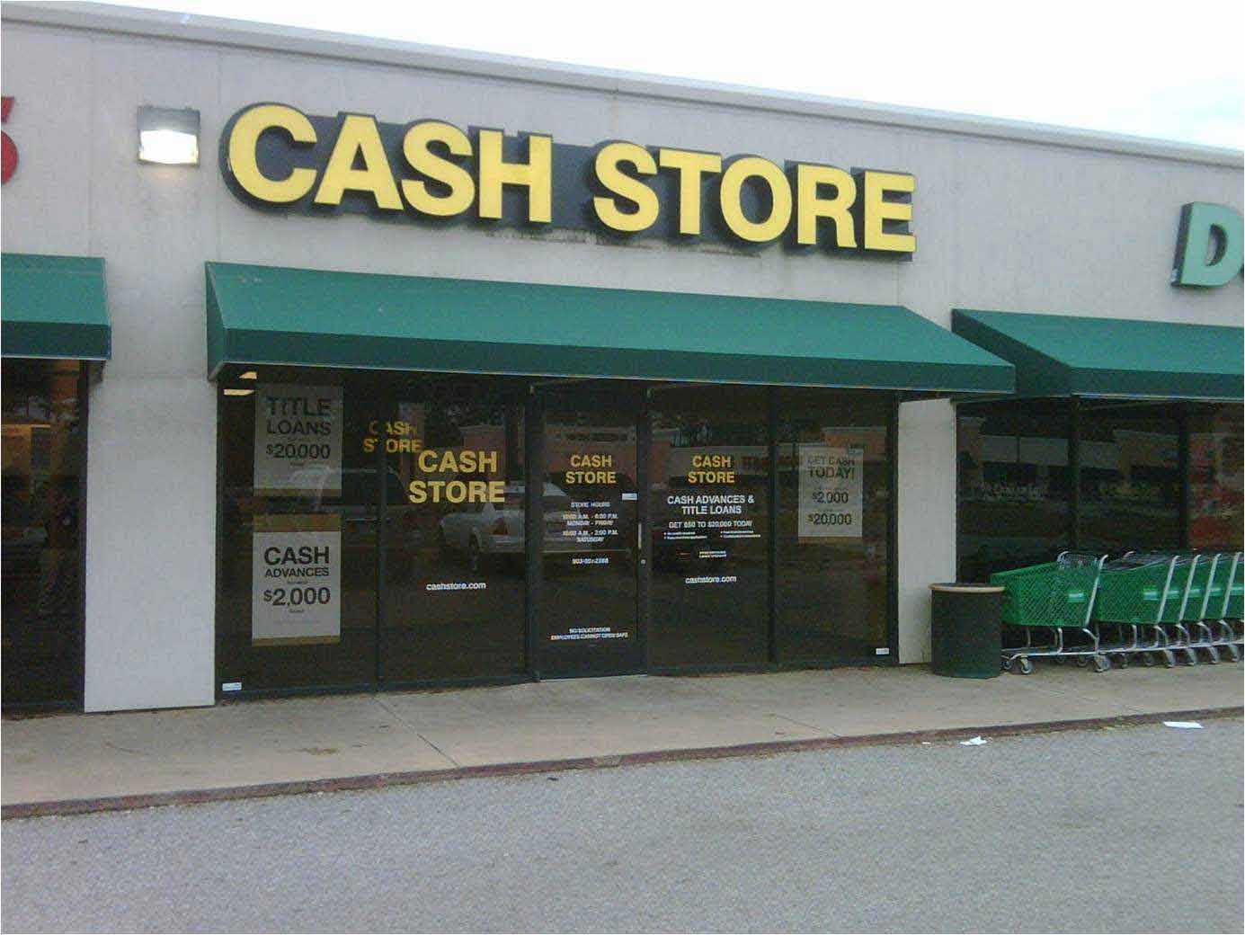 The Cash Store -  #7118