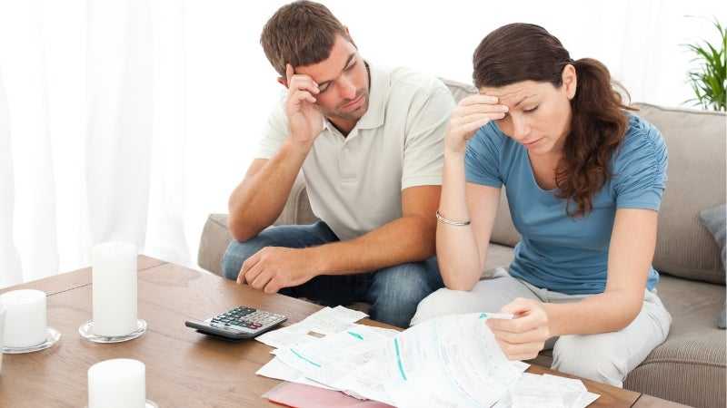 Couple stressed about their unexpected bills 