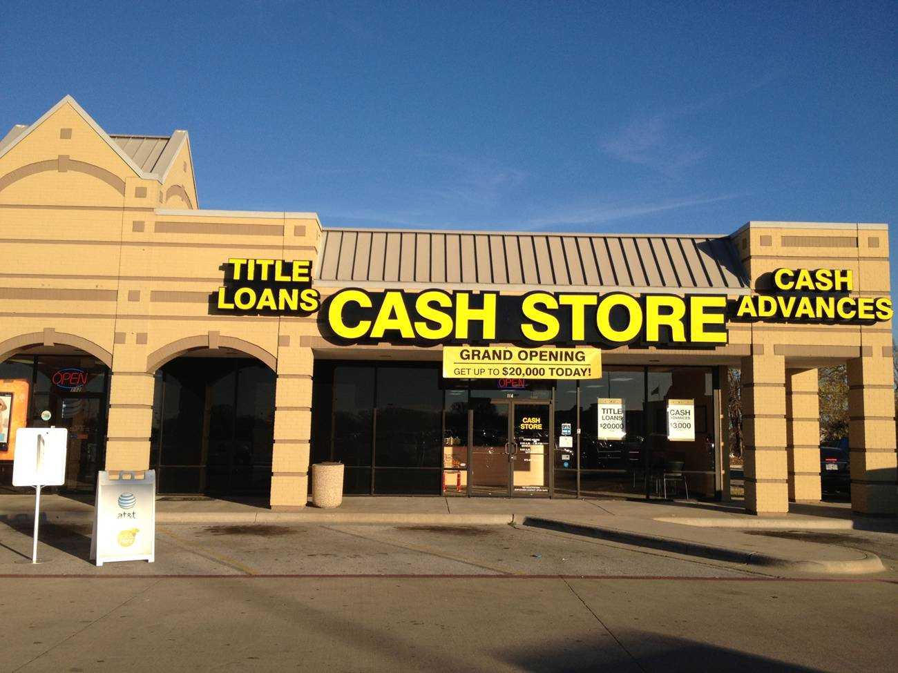 The Cash Store -  #7182