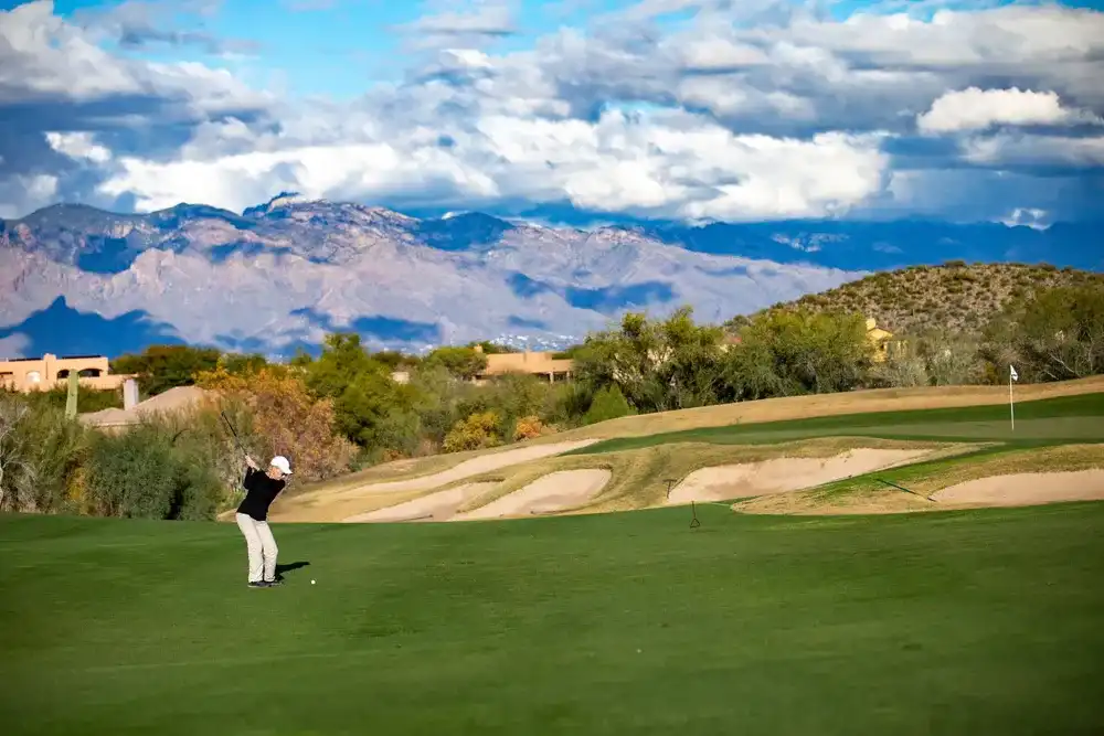 Someone retired in Arizona golfing