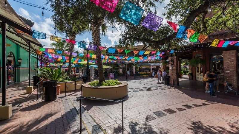 Center of Market Square in San Antonio, Texas.