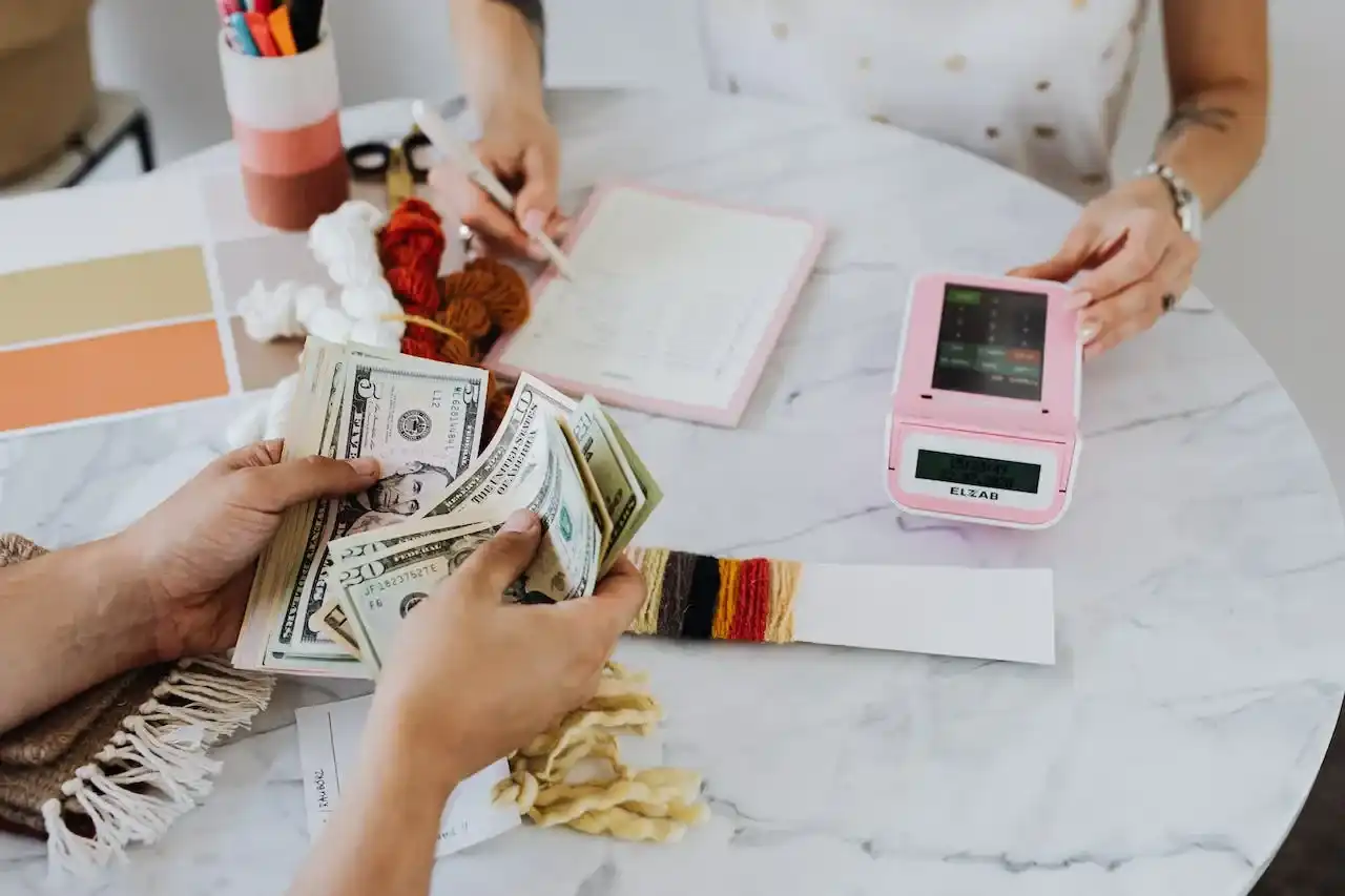 A couple working on new savings habits to start the new year