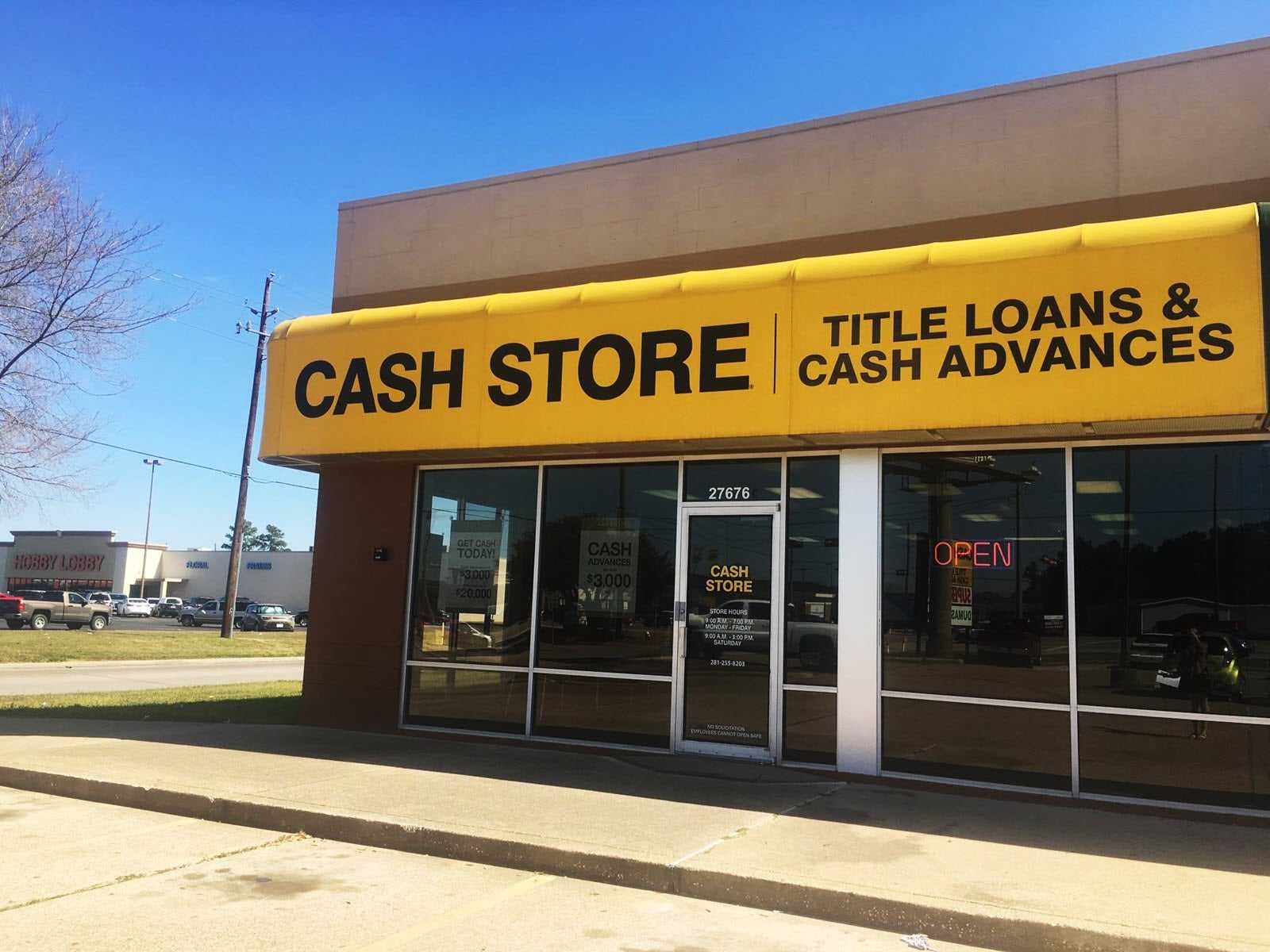 The Cash Store -  #7185